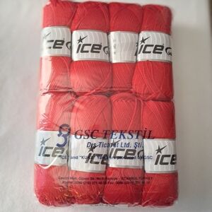 Basics DK Red Ice Yarn Lot of 8